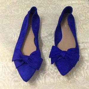 Suede flats